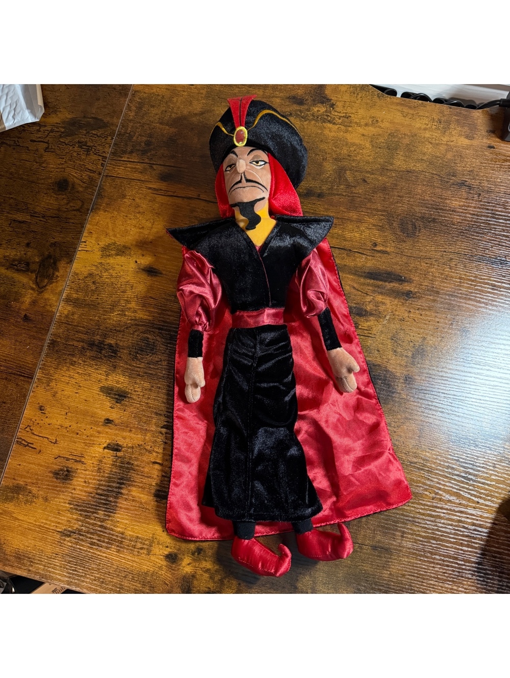 20" Disney Store Aladdin Jafar Villain Doll Stuffed Animal Soft Plush Toy
